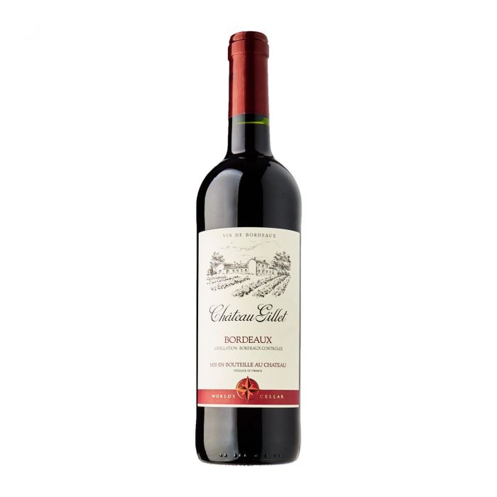 World's Cellar Chateau Gillet Bordeaux Червоне вино